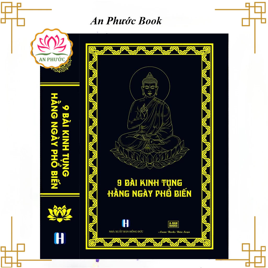 Bộ sách 9 bài kinh phật thường tụng hàng ngày phổ biến cho phật tử mới tại gia