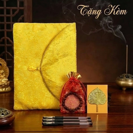 Combo 3 cuốn sổ tay chép kinh Công Đức Vô Lượng: Kinh Địa Tạng Bồ Tát - Kinh Sám Hối - Chú Đại Bi