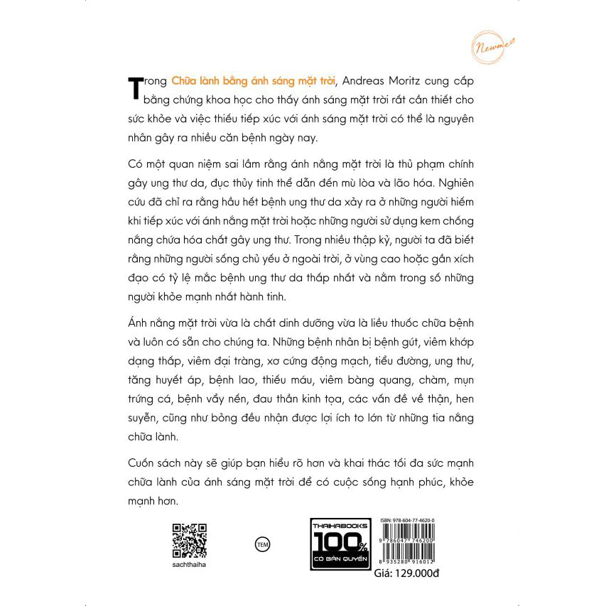 Sách Chữa Lành Bằng Ánh Sáng Mặt Trời