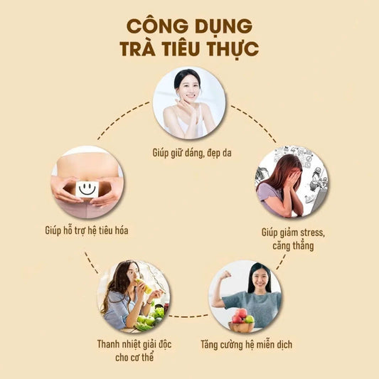 TRÀ TIÊU THỰC AN NHIÊN TIÊU ĐỘC, MÁT GAN, GIỮ DÁNG