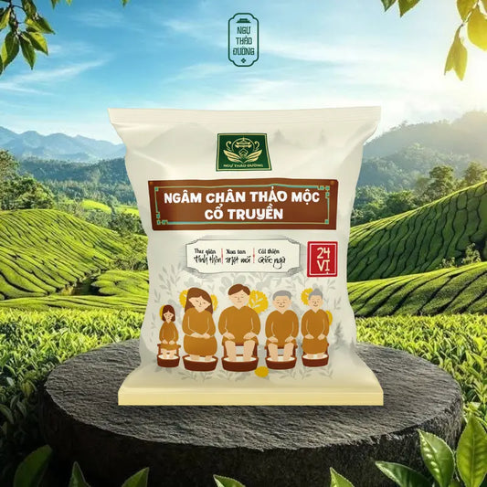 Gói Ngâm Chân Thảo Mộc 24 Vị | Giảm Tê Bì, Mất Ngủ, Đau Nhức | Thư Giãn, Ngủ Ngon Tốt