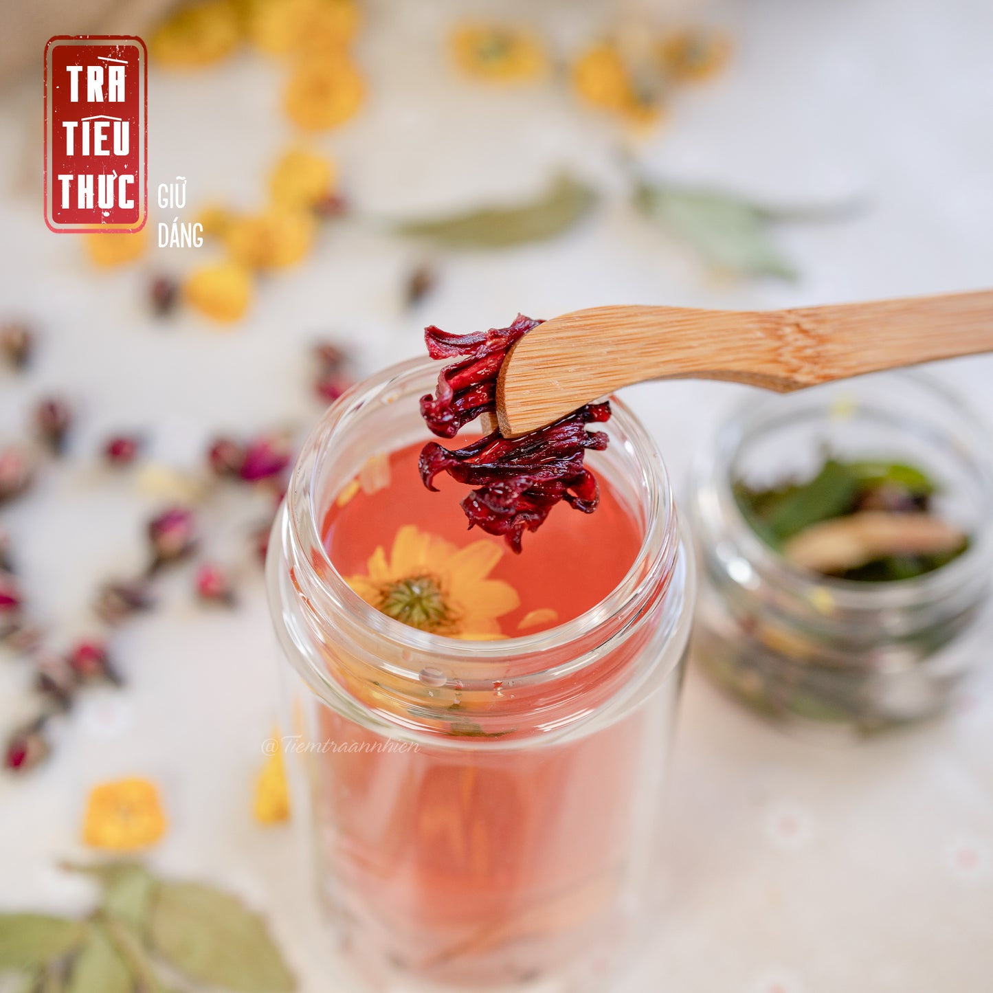 TRÀ TIÊU THỰC AN NHIÊN TIÊU ĐỘC, MÁT GAN, GIỮ DÁNG