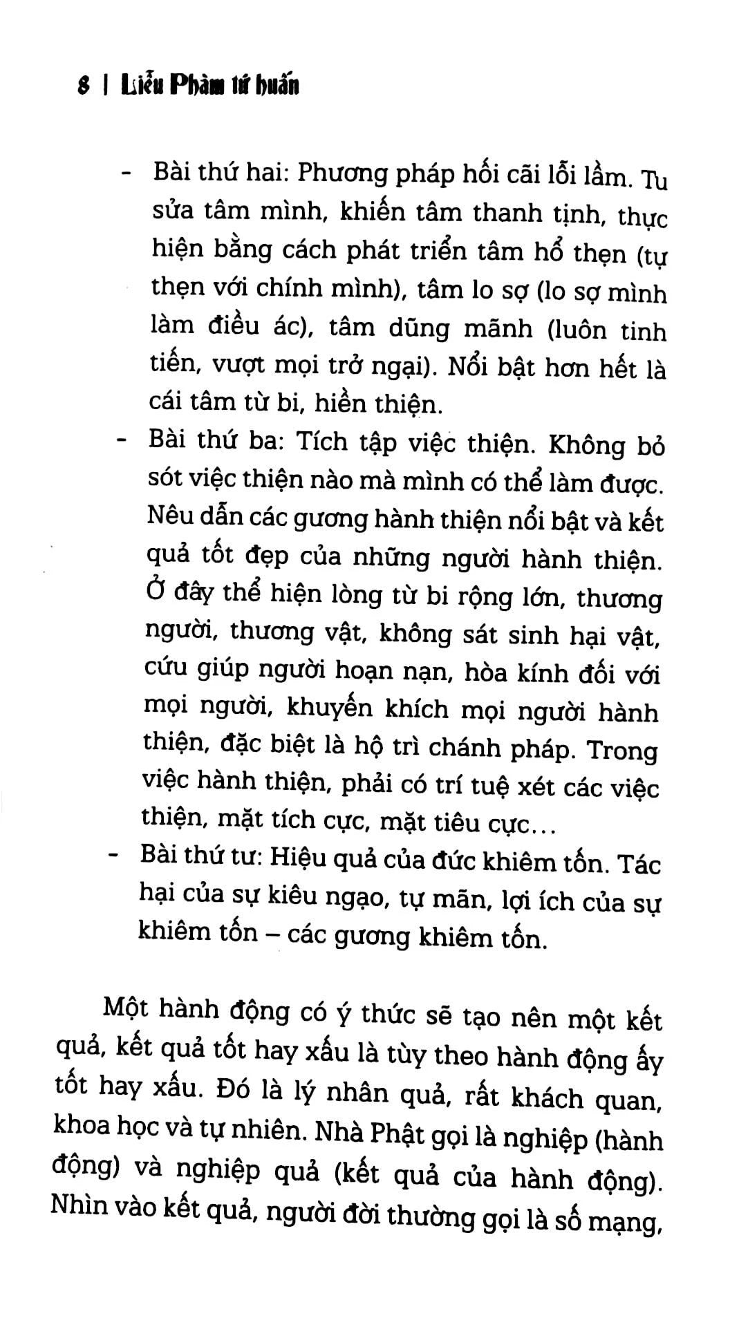 Sách - Liễu Phàm Tứ Huấn