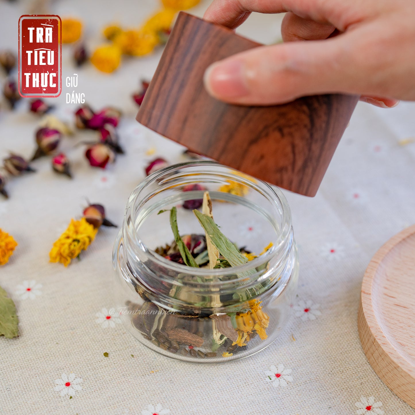 TRÀ TIÊU THỰC AN NHIÊN TIÊU ĐỘC, MÁT GAN, GIỮ DÁNG