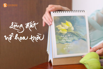 Lịch thư pháp Làng Mai 2026 - Lòng đất nở hoa trời