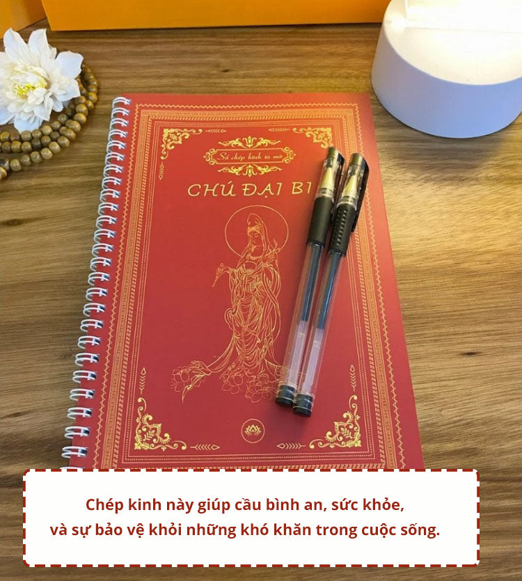 Combo 3 cuốn sổ tay chép kinh Công Đức Vô Lượng: Kinh Địa Tạng Bồ Tát - Kinh Sám Hối - Chú Đại Bi