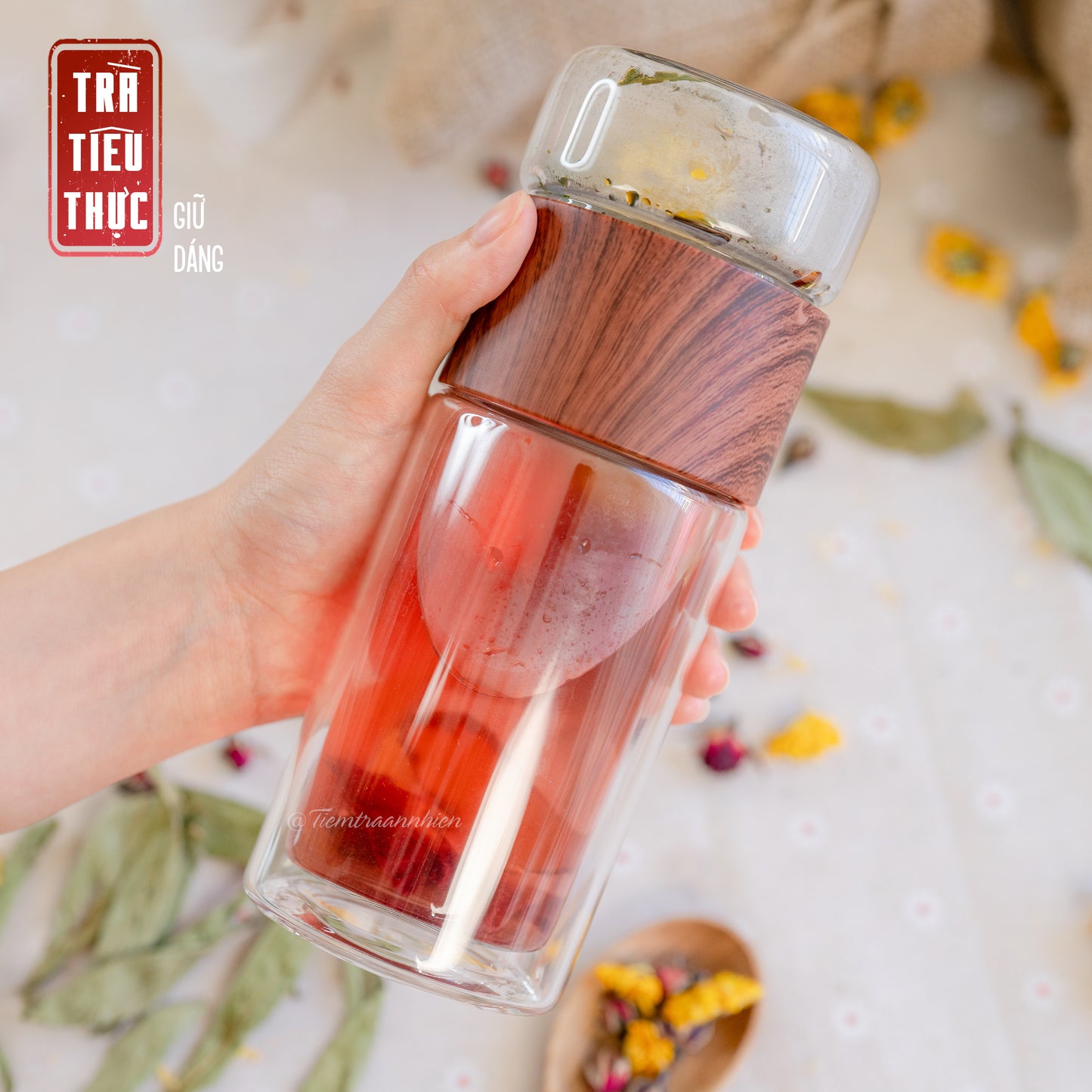 TRÀ TIÊU THỰC AN NHIÊN TIÊU ĐỘC, MÁT GAN, GIỮ DÁNG