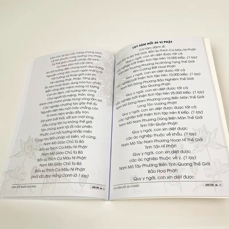 SÁCH NGHI THỨC SÁM HỐI VÀ CÁC BÀI VĂN KHẤN NGUYỆN HẰNG NGÀY