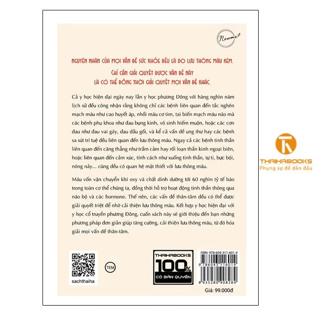 LƯU THÔNG MÁU TỐT HÓA GIẢI BÁCH BỆNH