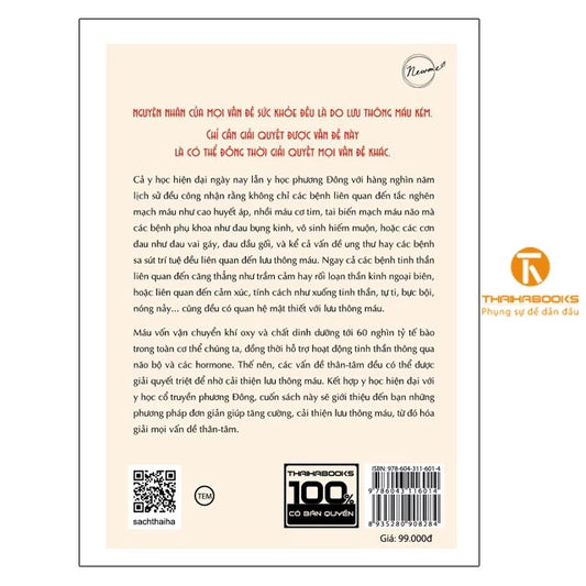 LƯU THÔNG MÁU TỐT HÓA GIẢI BÁCH BỆNH