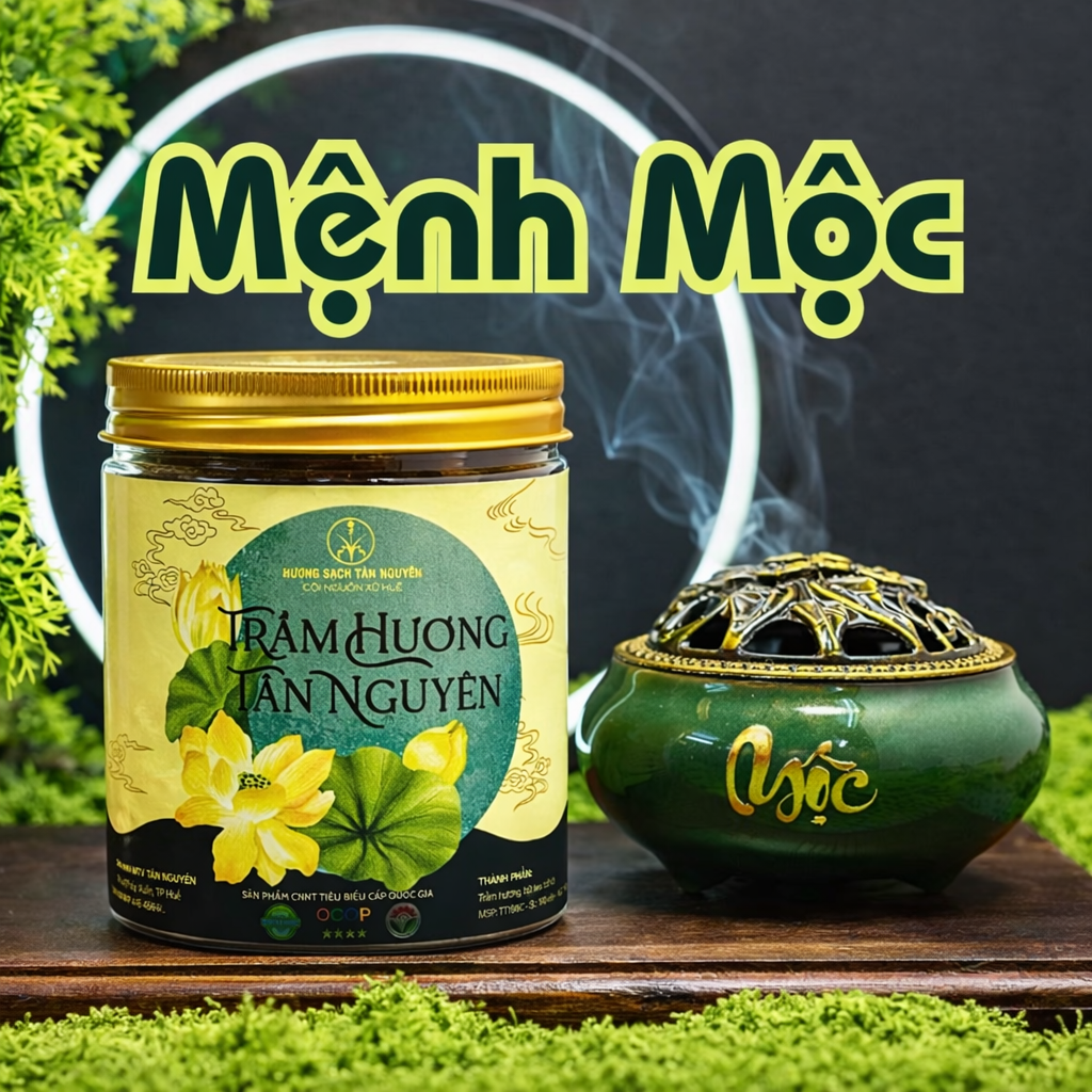 Nụ Trầm Quế 100 viên - Nguyên liệu thiên nhiên an toàn cho sức khỏe - Xông hàng ngày - Mua 1 tặng 1