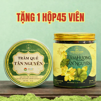 Nụ Trầm Quế 100 viên - Nguyên liệu thiên nhiên an toàn cho sức khỏe - Xông hàng ngày - Mua 1 tặng 1