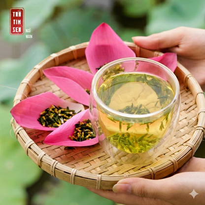 Trà Tâm Sen - Hỗ Trợ Giấc Ngủ Ngon, An Thần, Thanh Nhiệt