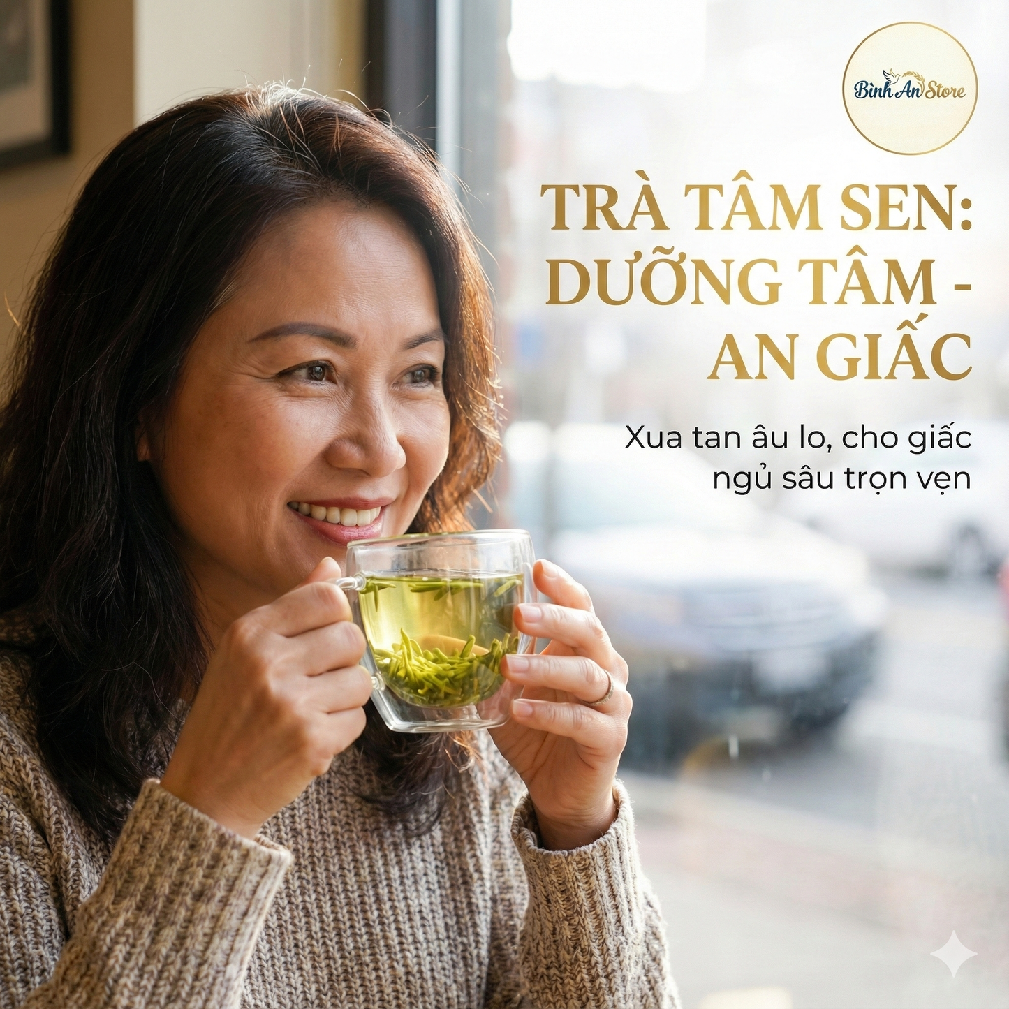 Trà Tâm Sen - Hỗ Trợ Giấc Ngủ Ngon, An Thần, Thanh Nhiệt