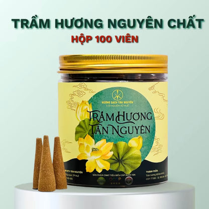 Nụ Trầm Quế 100 viên - Nguyên liệu thiên nhiên an toàn cho sức khỏe - Xông hàng ngày - Mua 1 tặng 1
