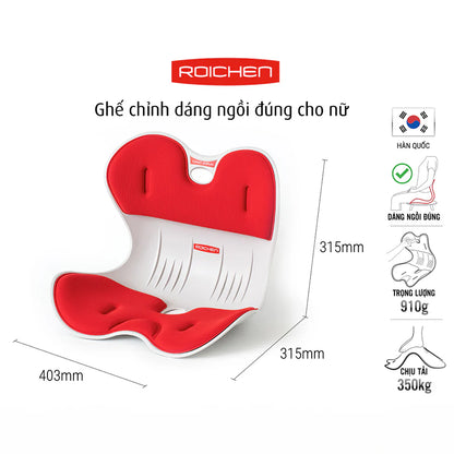 Ghế Chỉnh Dáng Ngồi Đúng Cho Nữ – ghế chỉnh tư thế, hỗ trợ thắt lưng, nâng đỡ lưng và eo – Ergonomic Posture Corrector Chair