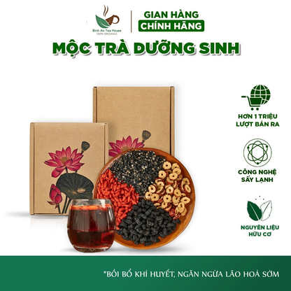 Mộc Trà Sinh Huyết, trà bổ máu ích huyết, trà bổ huyết, bồi bổ cơ thể