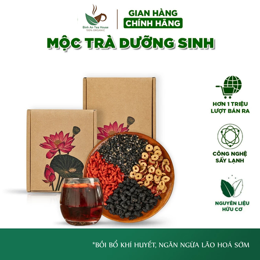 Mộc Trà Sinh Huyết, trà bổ máu ích huyết, trà bổ huyết, bồi bổ cơ thể