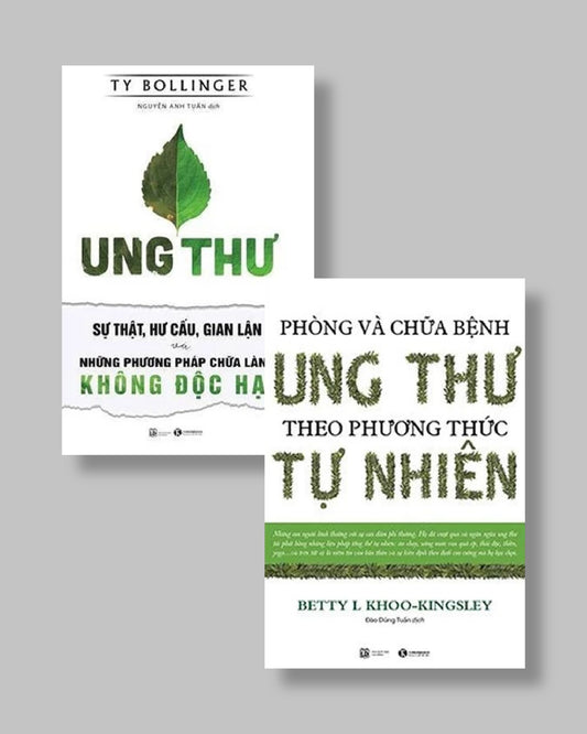 Sách Combo Ung Thư sự thật và những phương pháp phòng chữa bệnh tự nhiên