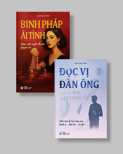 Sách Đọc vị đàn ông + binh pháp ái tình