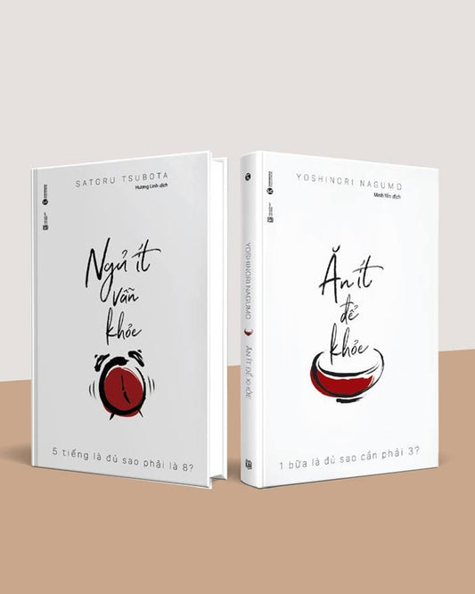 Bộ Sách Ăn Ít Để Khỏe + Ngủ Ít Vẫn Khỏe