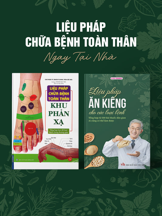 Bộ sách Liệu Pháp Chữa Bệnh Toàn Thân Ngay Tại Nhà - Đơn giản - Hiệu quả - Không mất chi phí