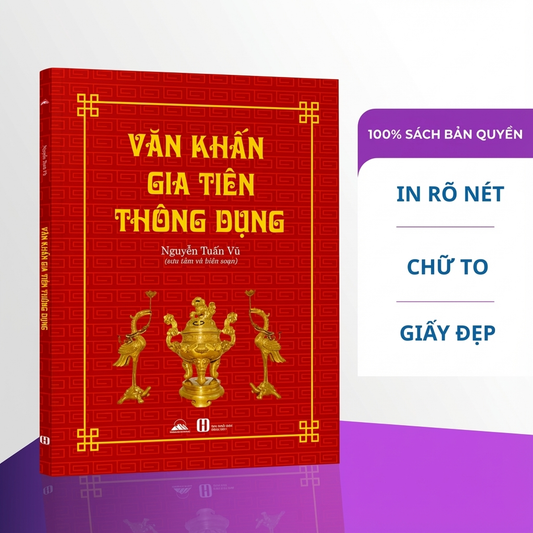 Sách- Văn Khấn Gia Tiên Thông Dụng