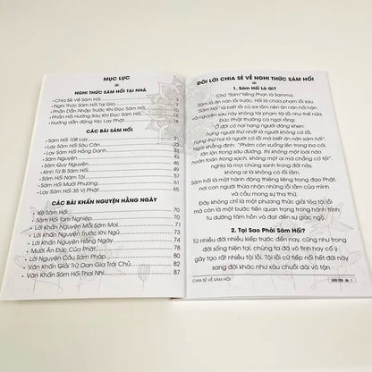 SÁCH NGHI THỨC SÁM HỐI VÀ CÁC BÀI VĂN KHẤN NGUYỆN HẰNG NGÀY