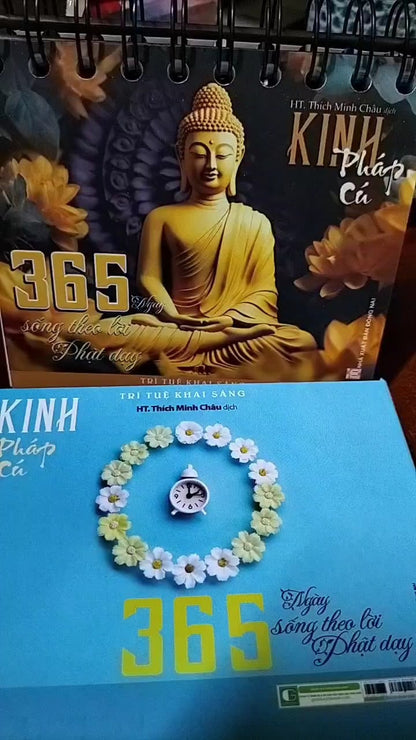 Lịch Kinh Pháp Cú 365 Ngày Sống Theo Lời Phật Dạy – Lịch Bàn Phật Giáo