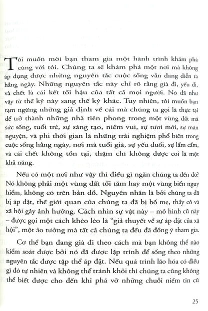 Sách Cơ thể phi tuổi tác, tâm trí phi thời gian
