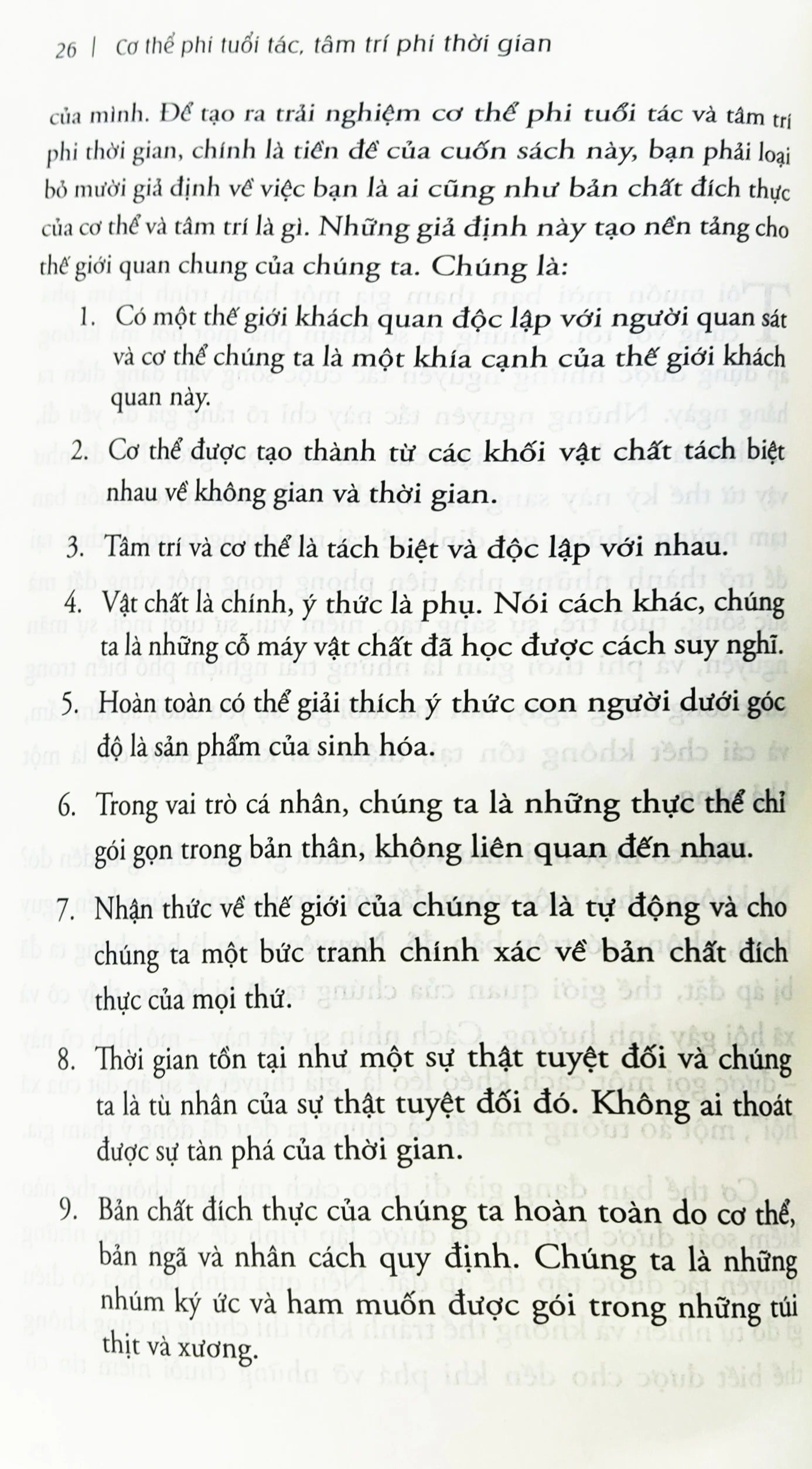 Sách Cơ thể phi tuổi tác, tâm trí phi thời gian