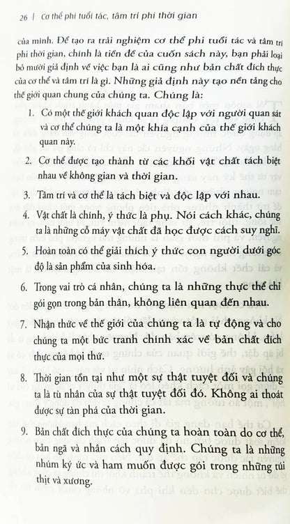 Sách Cơ thể phi tuổi tác, tâm trí phi thời gian