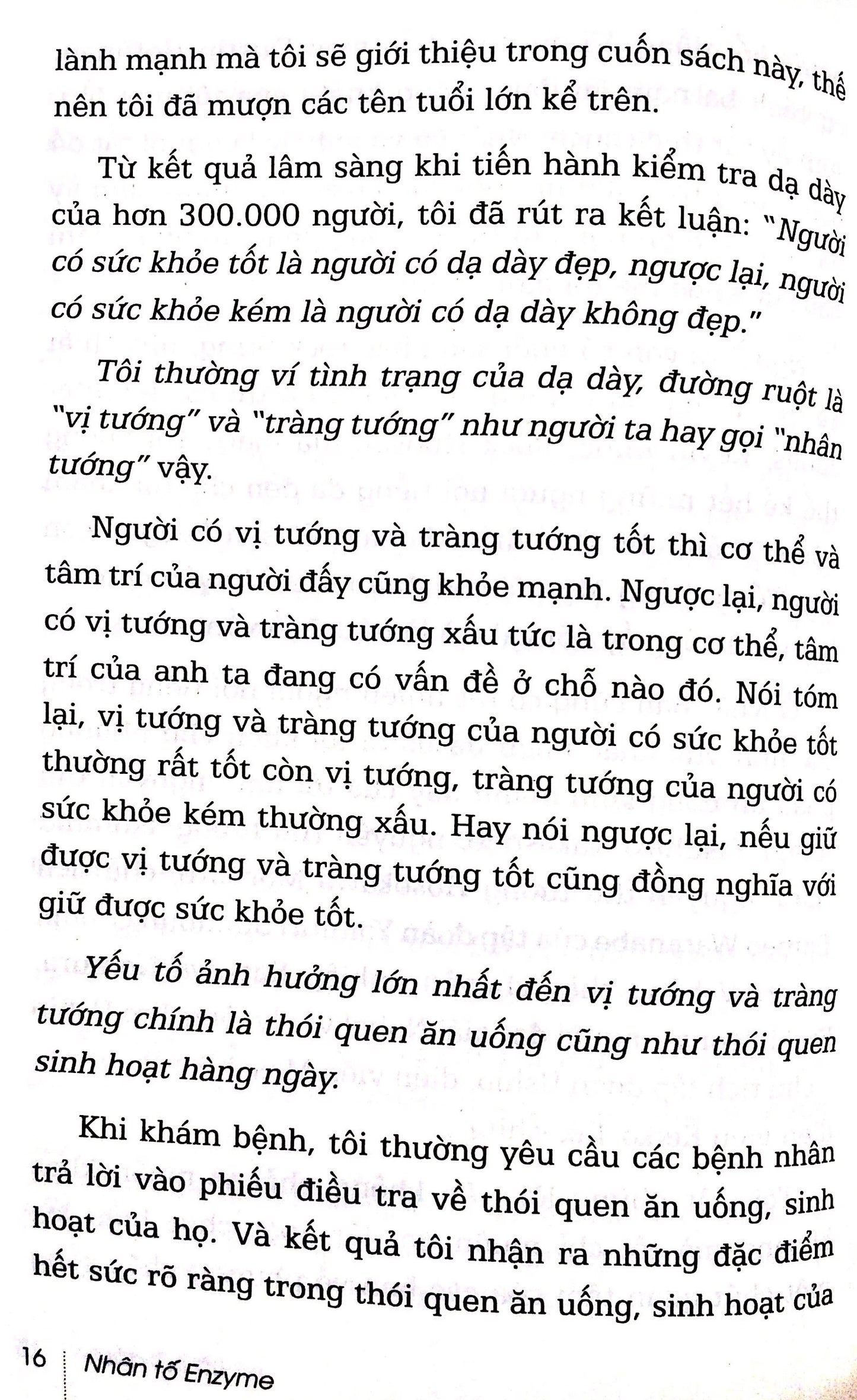 Sách Nhân Tố Enzyme Phương Thức Sống Lành Mạnh