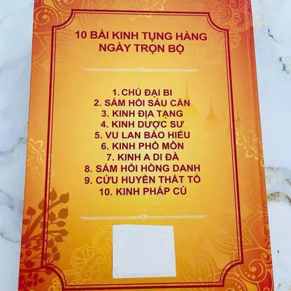 10 BÀI KINH TỤNG HÀNG NGÀY VÀ NGHI THỨC SÁM HỐI