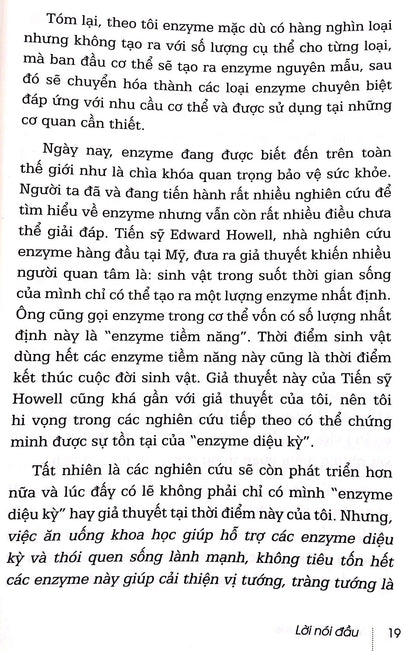 Sách Nhân Tố Enzyme Phương Thức Sống Lành Mạnh