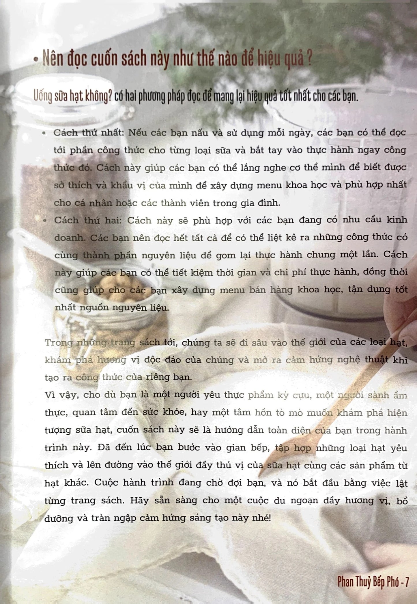 Sách Uống sữa hạt không?