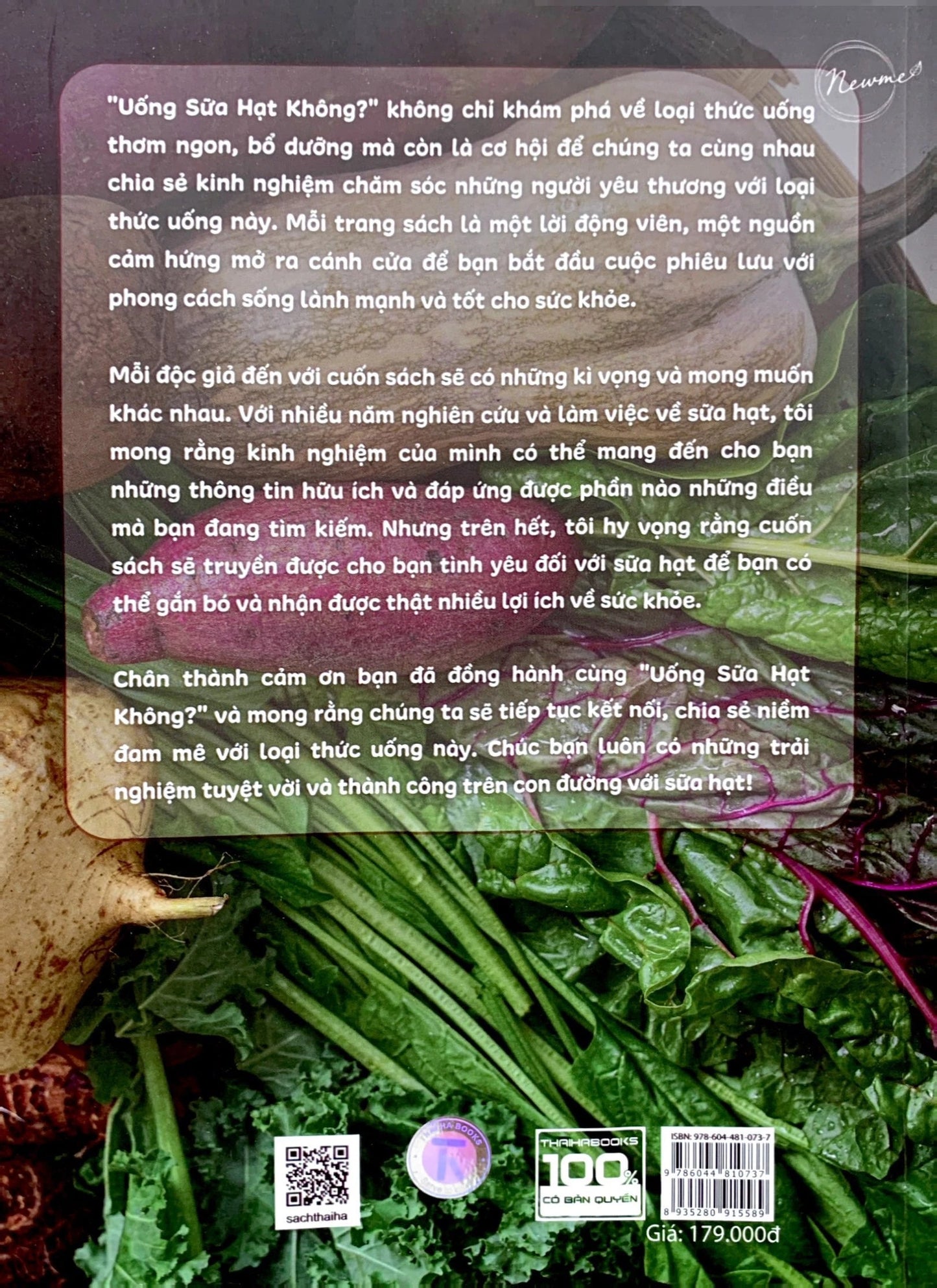 Sách Uống sữa hạt không?