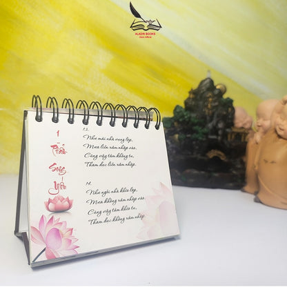 Lịch Kinh Pháp Cú 365 Ngày Sống Theo Lời Phật Dạy – Lịch Bàn Phật Giáo