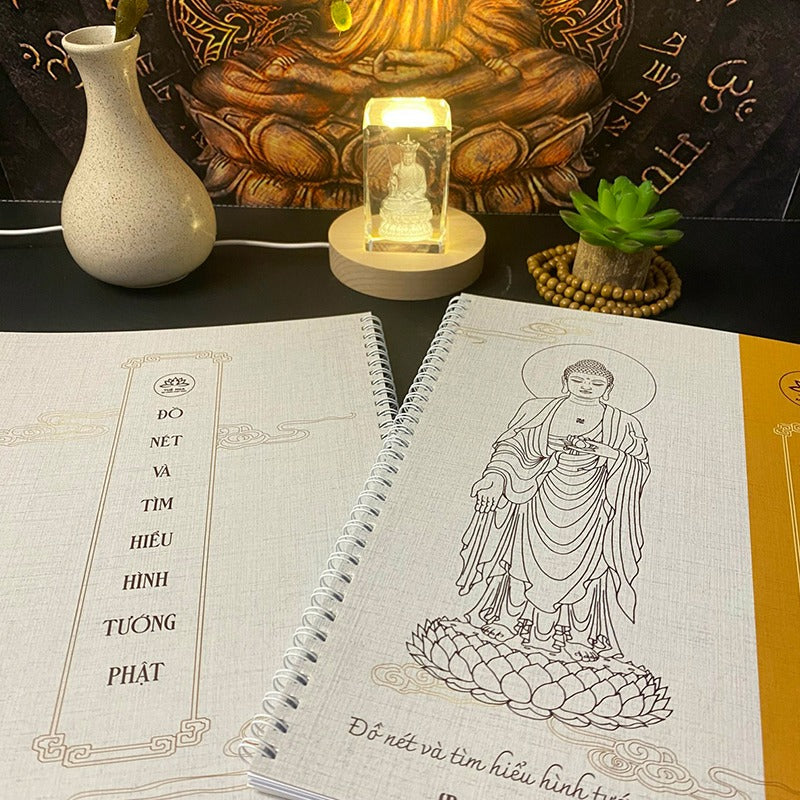 Tranh Vẽ Phật - Tuyển Tập Tô Tranh Chư Phật Bồ Tát in mờ