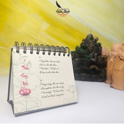 Lịch Kinh Pháp Cú 365 Ngày Sống Theo Lời Phật Dạy – Lịch Bàn Phật Giáo