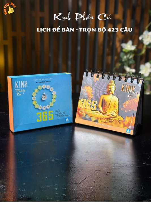 Lịch Kinh Pháp Cú 365 Ngày Sống Theo Lời Phật Dạy – Lịch Bàn Phật Giáo