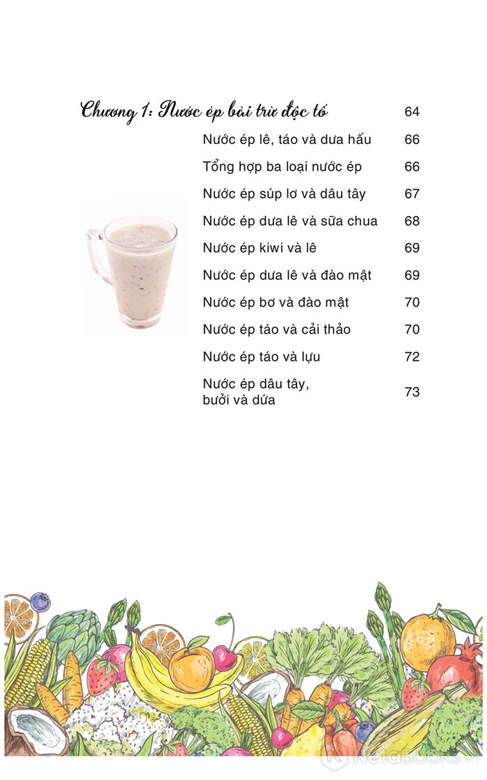 Nước ép xanh chữa lành cơ thể