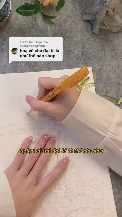 Bộ họa vẽ 84 vị Phật trong Chú Đại Bi