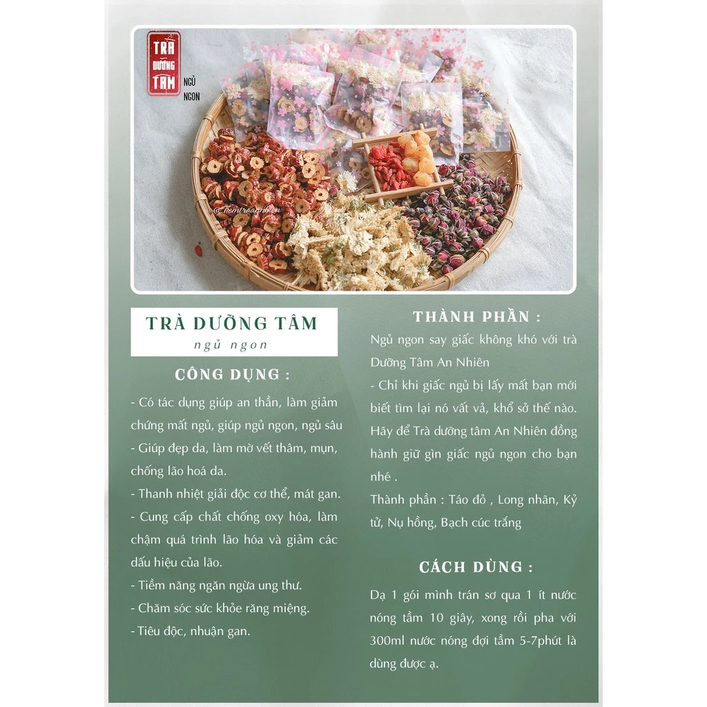 TRÀ DƯỠNG TÂM NGỦ NGON