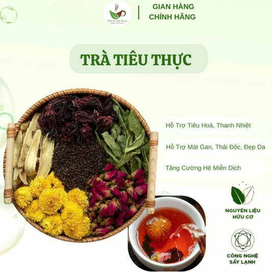 TRÀ TIÊU THỰC AN NHIÊN TIÊU ĐỘC, MÁT GAN, GIỮ DÁNG