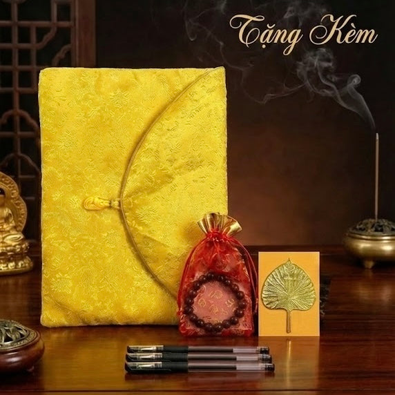 Combo 3 cuốn sổ tay chép kinh Công Đức Vô Lượng: Kinh Địa Tạng Bồ Tát - Kinh Sám Hối - Chú Đại Bi