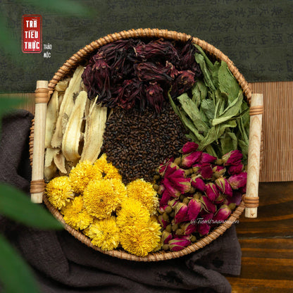 TRÀ TIÊU THỰC AN NHIÊN TIÊU ĐỘC, MÁT GAN, GIỮ DÁNG