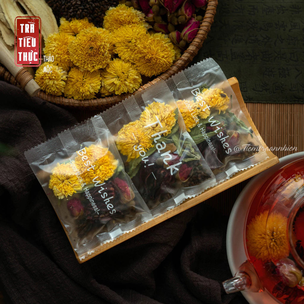 TRÀ TIÊU THỰC AN NHIÊN TIÊU ĐỘC, MÁT GAN, GIỮ DÁNG