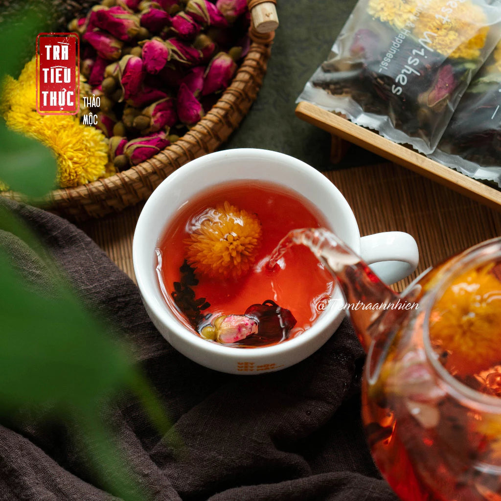 TRÀ TIÊU THỰC AN NHIÊN TIÊU ĐỘC, MÁT GAN, GIỮ DÁNG