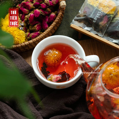 TRÀ TIÊU THỰC AN NHIÊN TIÊU ĐỘC, MÁT GAN, GIỮ DÁNG